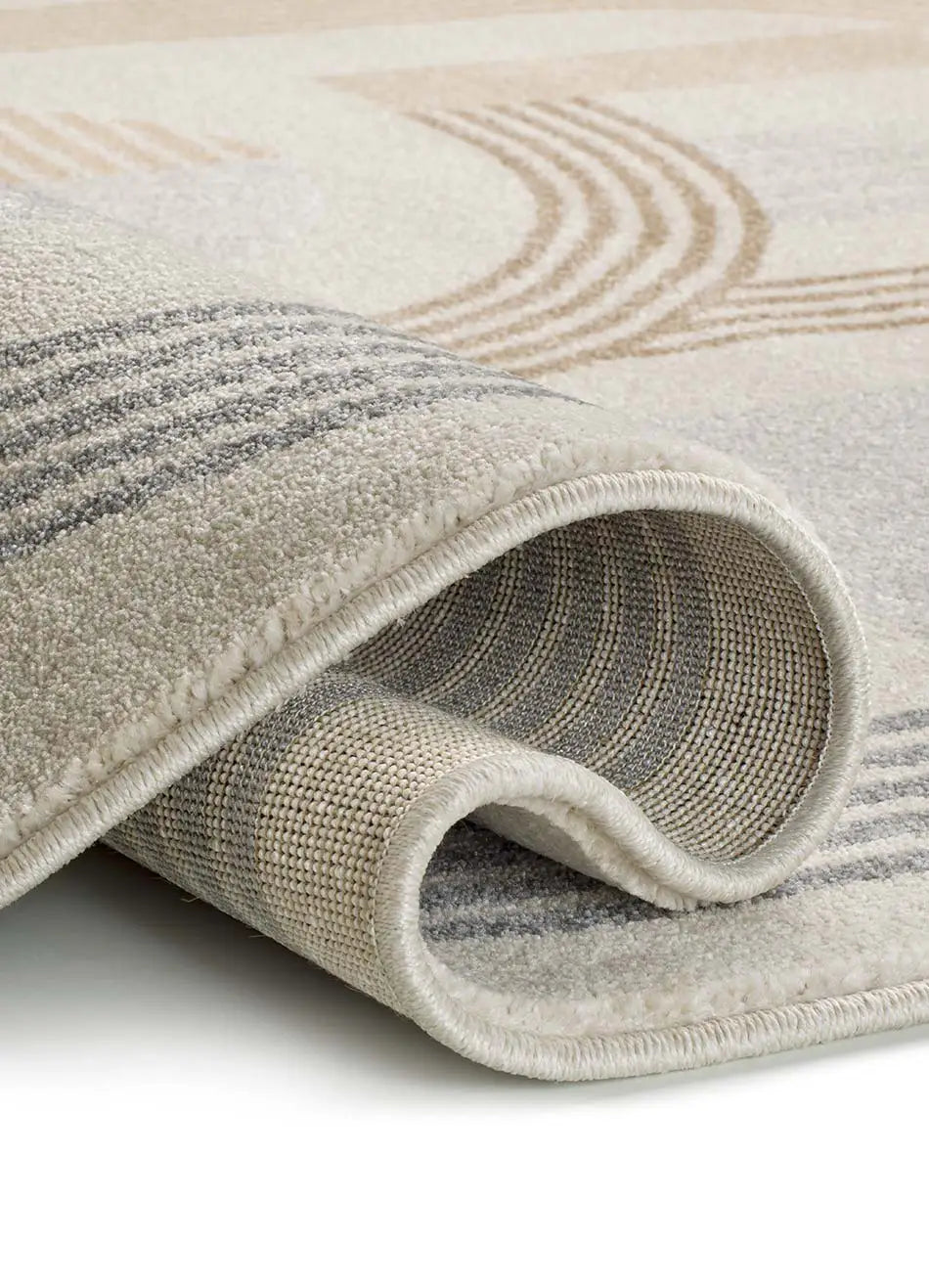 Alfombra geométrica ASTRA 13014 02 Beige Universal