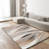 Alfombra abstracta esquina BADET 40126 02 Beige Universal Ambiente
