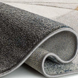 Alfombra abstracta BADET 40377 14 Gris Universal