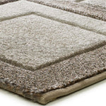 Alfombra geométrica detalle BADET 40504 06 Marrón Universal