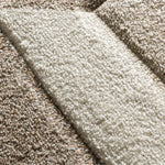 Alfombra geométrica detalle BADET 40504 06 Marrón Universal