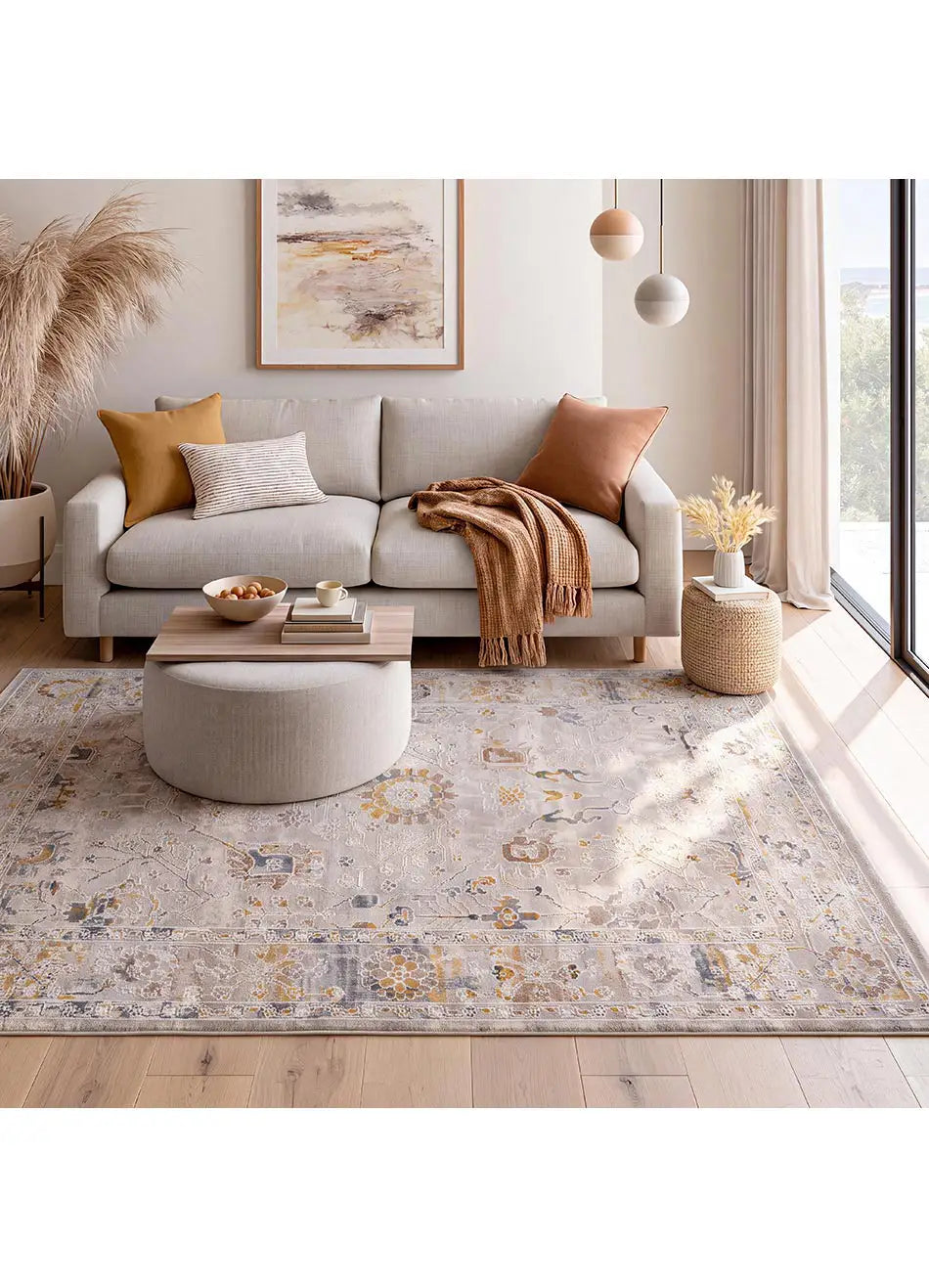 Alfombra Berta 5204 21 Multi Para salón Universal XXI