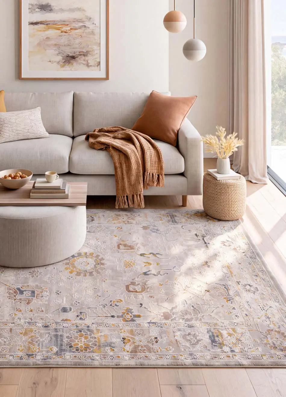 Alfombra Berta 5204 21 Multi Salón Universal XXI