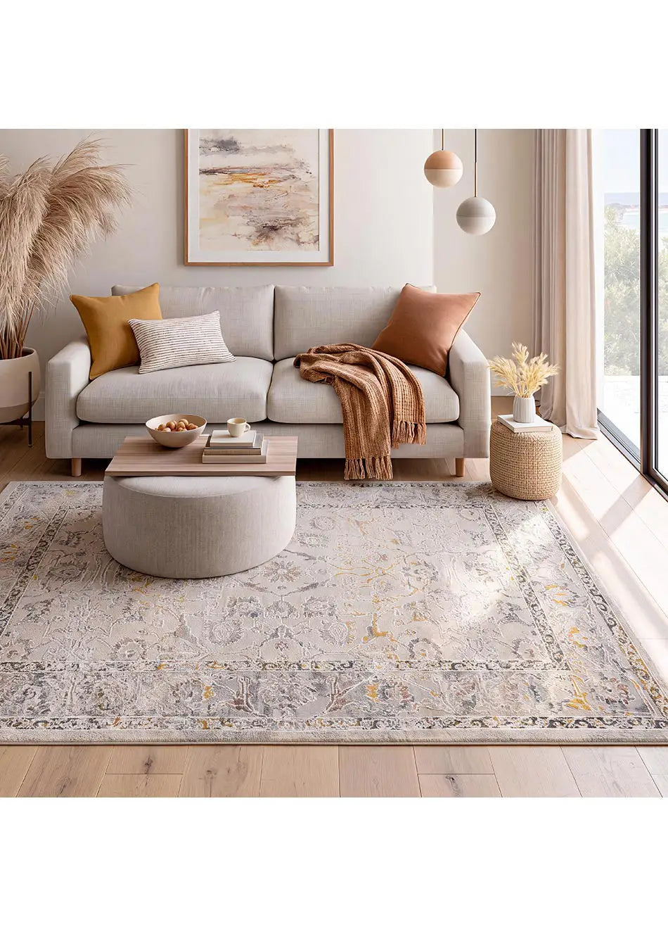 Alfombra Berta 5208 21 Multi Para salón Universal XXI