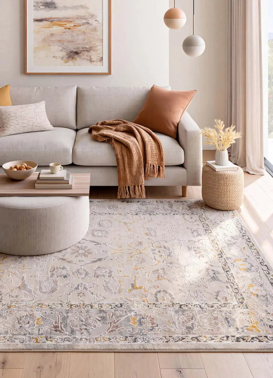 Alfombra Berta 5208 21 Multi Salón Universal XXI