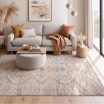 Alfombra Berta 5211 11 Oro Para salón Universal XXI