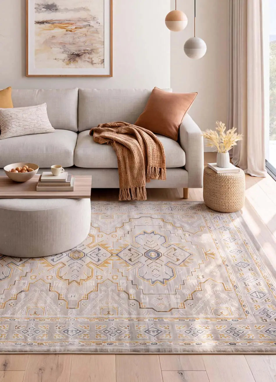 Alfombra Berta 5211 11 Oro Salón Universal XXI