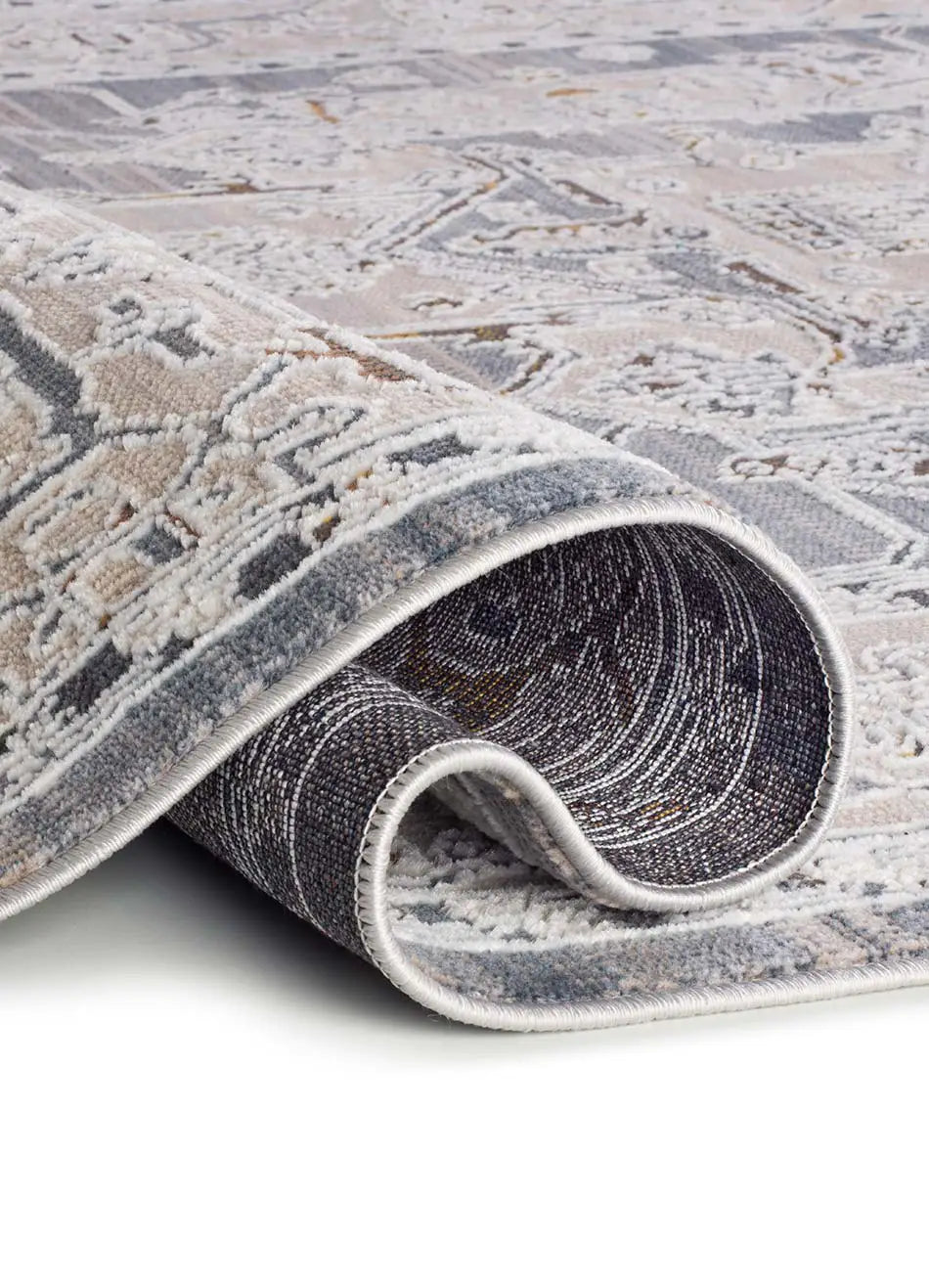 Alfombra Berta 5214 07 Azul Backing Universal XXI