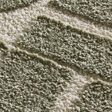 Alfombra Candela 2438 13 Verde Detalle Universal XXI