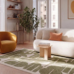 Alfombra Candela 2438 13 Verde Salón Universal XXI