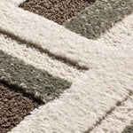 Alfombra geométrica detalle CANDELA 2450 06 Marrón Universal