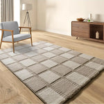 Alfombra geométrica CANDELA 2451 41 Crema Universal para salón
