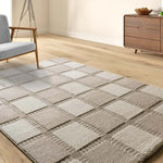 Alfombra geométrica salón CANDELA 2451 41 Crema Universal