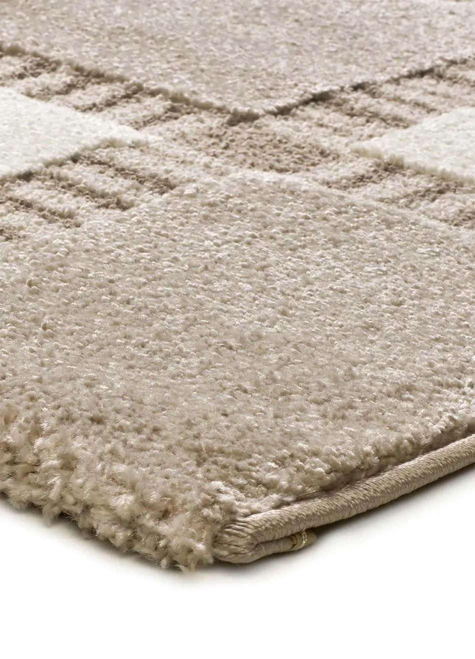 Alfombra geométrica esquina CANDELA 2451 41 Crema Universal