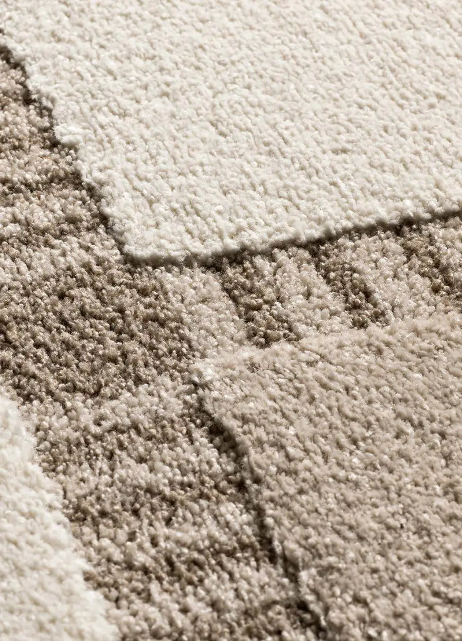 Alfombra geométrica detalle CANDELA 2451 41 Crema Universal