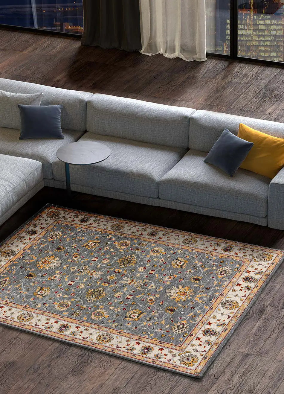 alfombra-classic-12505-plata-Ambiente-Universal