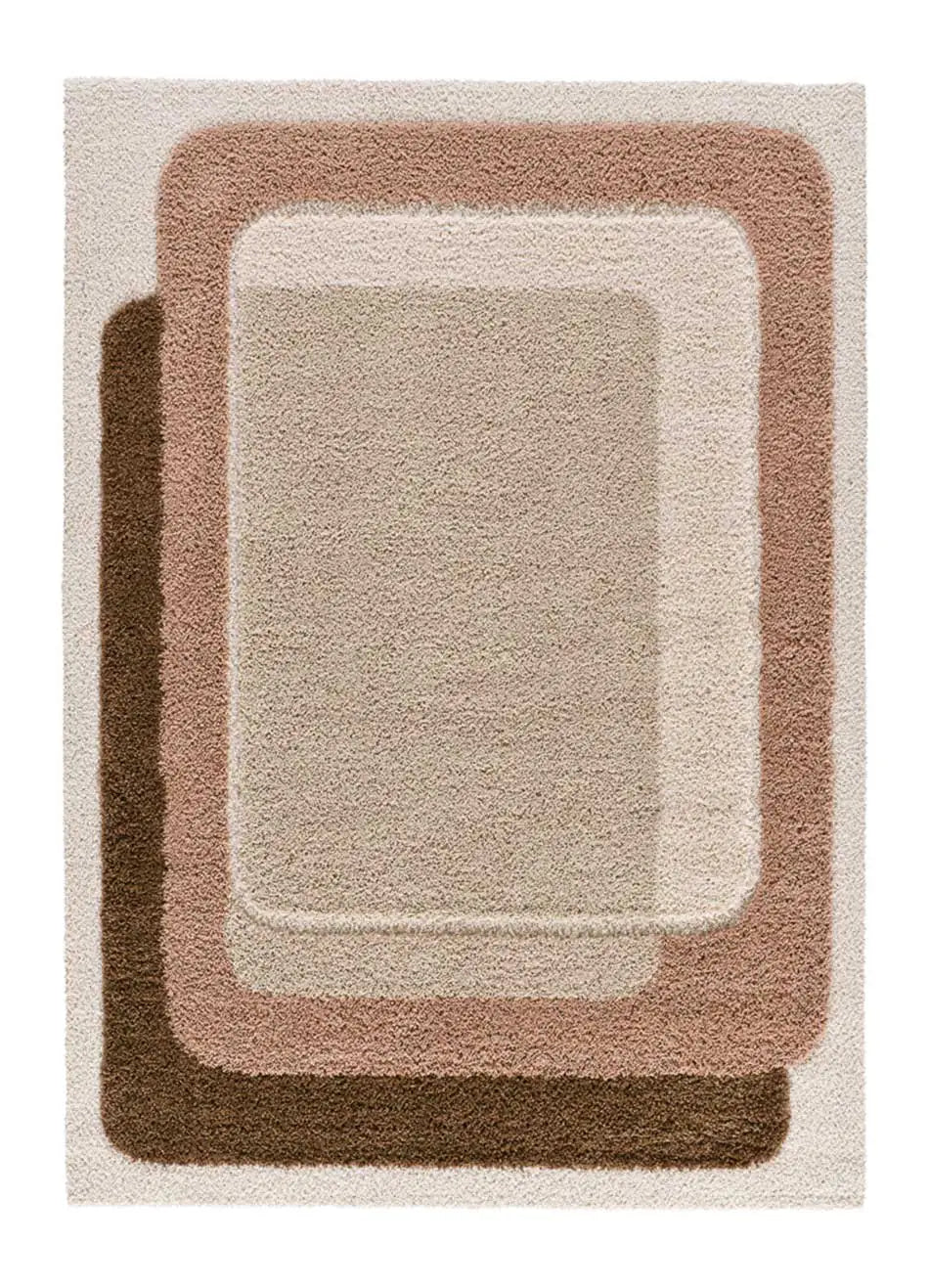 Alfombra Ember 69411 40 Rosa Universal XXI