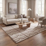 Alfombra Ember 69412 02 Beige Para salón Universal XXI
