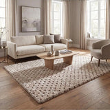 Alfombra Ember 69416 02 Beige Para salón Universal XXI