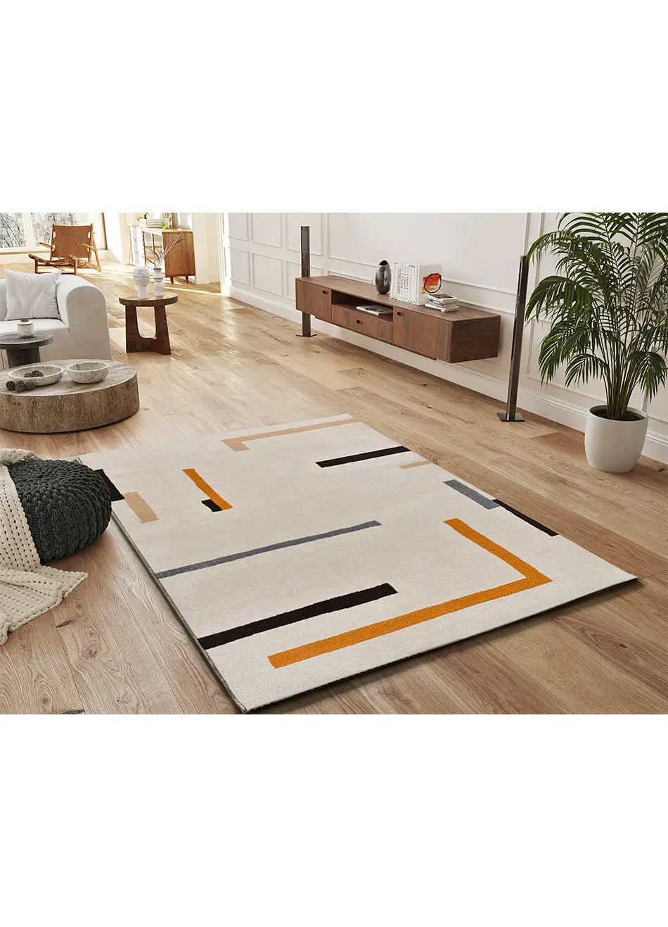 alfombra-lessia-linea-naranja-Ambiente-2-Universal