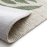 Alfombra floral backing LUA 3103 Verde Universal