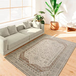 Alfombra vintage de salón LUA 3111 Plata Universal