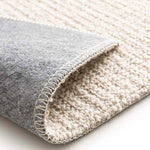 Alfombra Lumen Liso 04 Blanco Backing Universal XXI