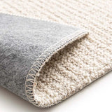 Alfombra Lumen Liso 04 Blanco Backing Universal XXI