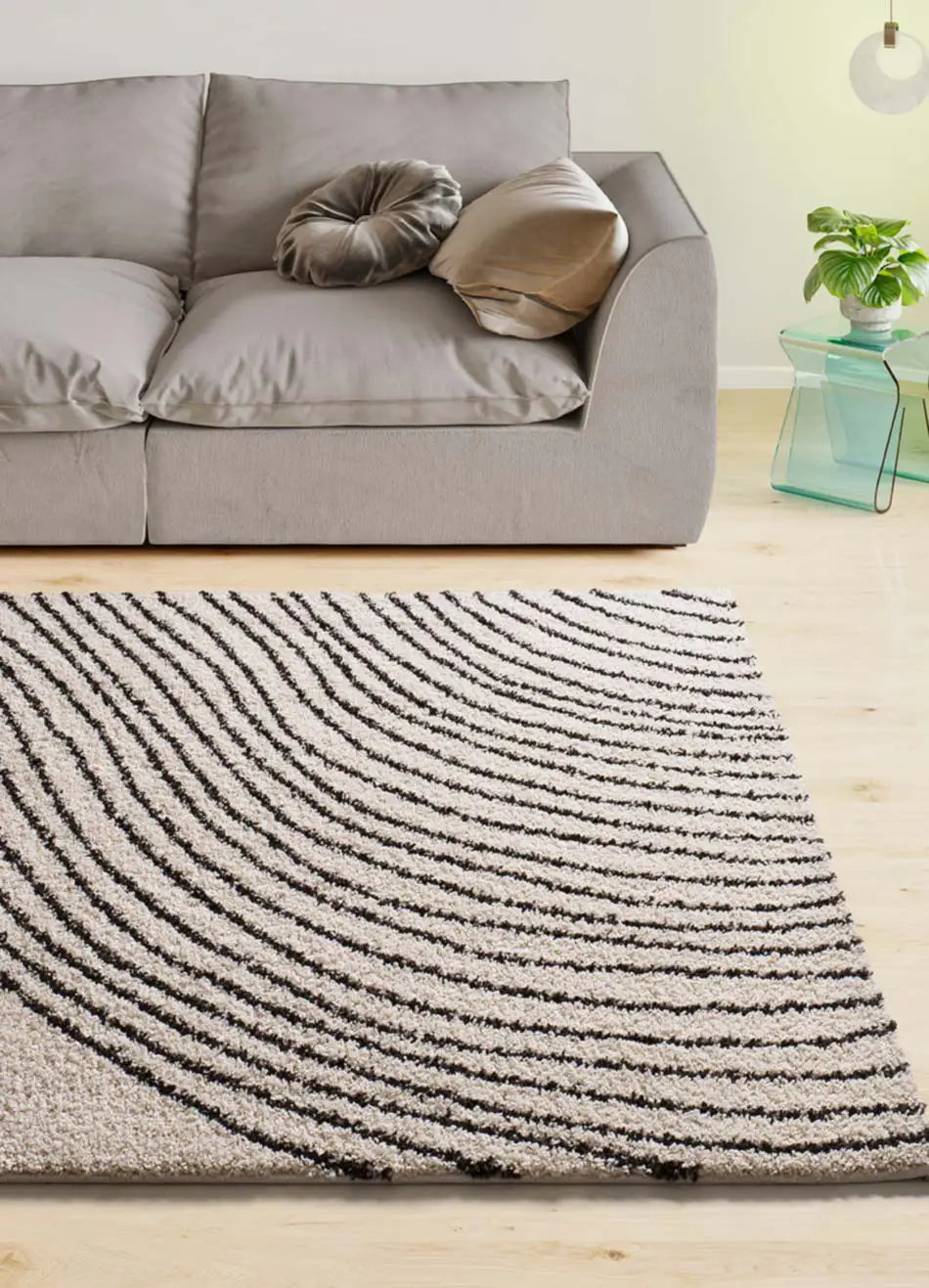 Alfombra de pelo largo LUSH COASTALINA Blanco Universal