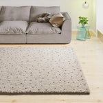 Alfombra de pelo largo LUSH DOTTIE Negro Universal