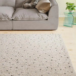 Alfombra de pelo largo LUSH DOTTIE Negro Universal