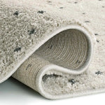 Alfombra de pelo largo LUSH DOTTIE Negro Universal
