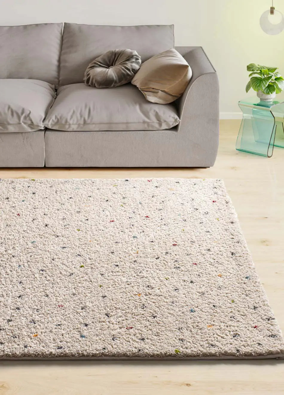 Alfombra de pelo largo LUSH DOTTIE Multi Universal
