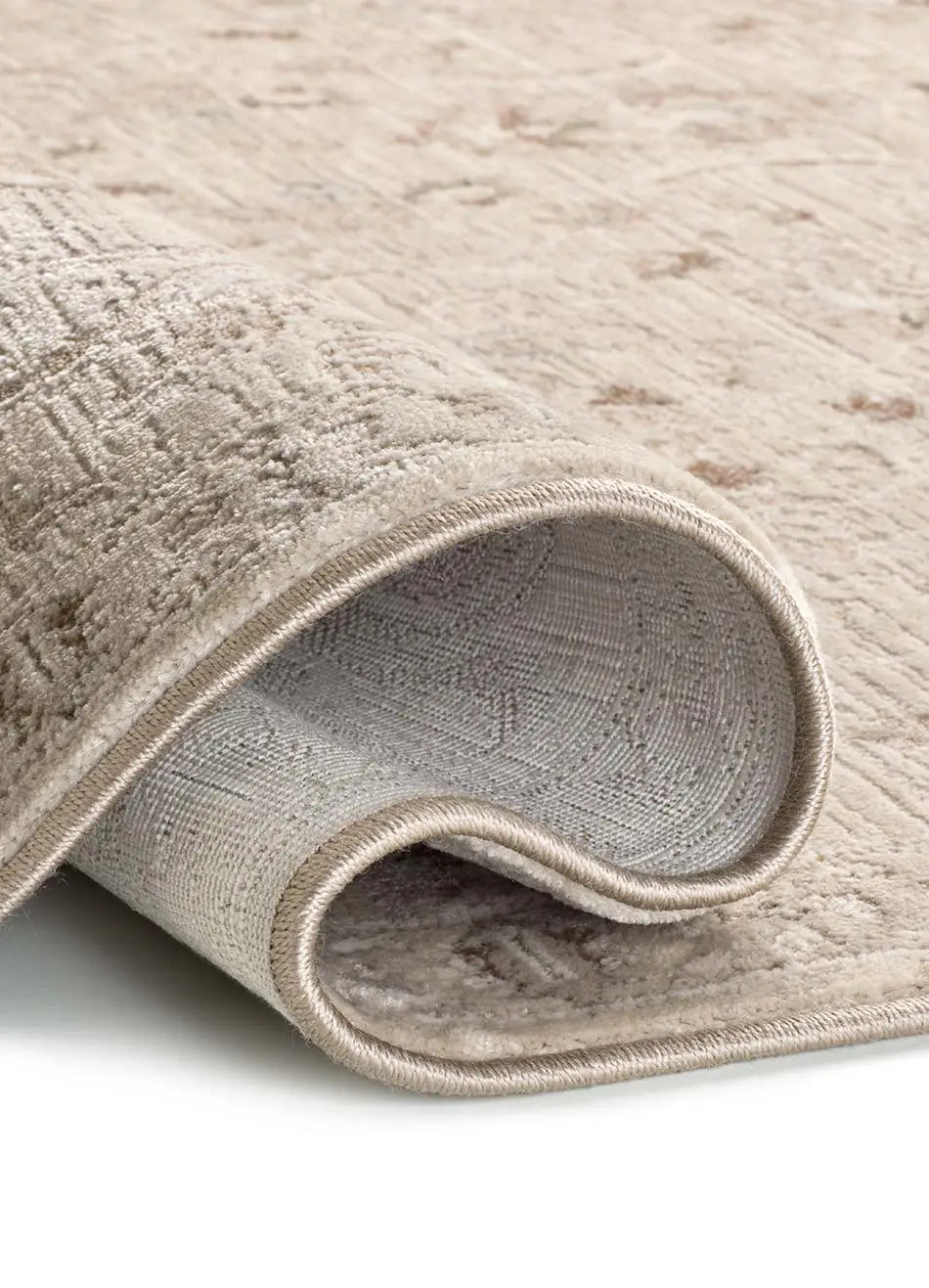 Alfombra vintage detalle doblado ONA 52081 02 Beige Universal