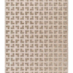 Alfombra geométrica ONA 52094 02 Beige Universal