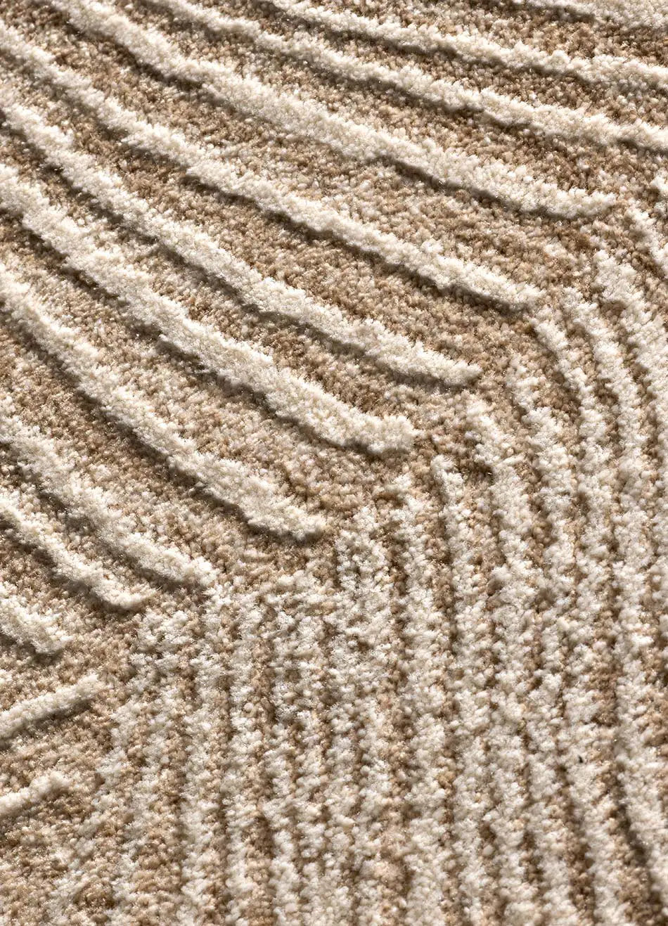 Alfombra geométrica detalle ONA 52100 02 Beige Universal