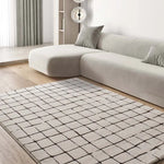 Alfombra geométrica salón RETRO 12898 04 Blanco Universal