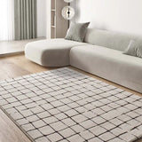 Alfombra geométrica salón RETRO 12898 04 Blanco Universal
