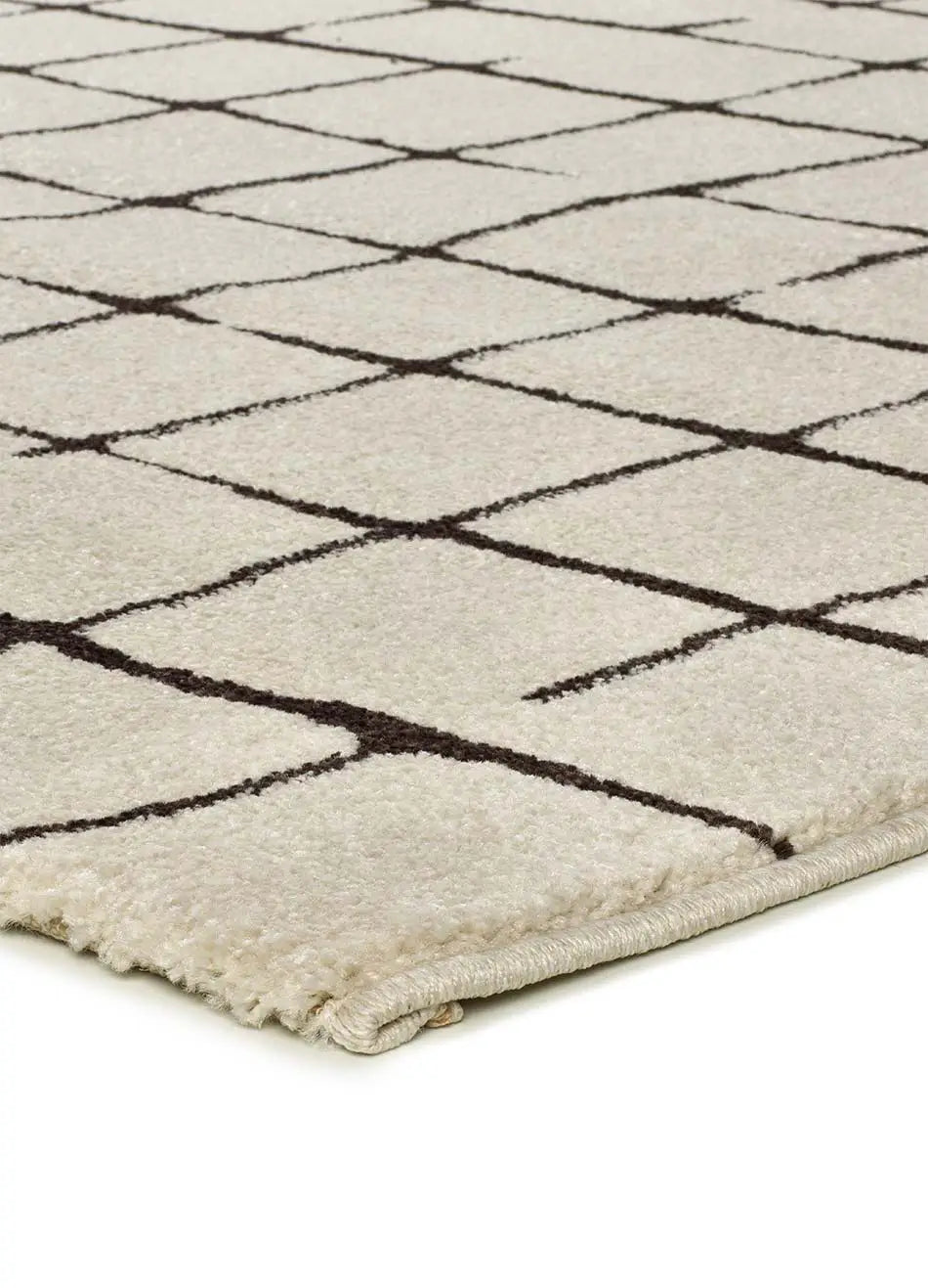 Alfombra geométrica detalle RETRO 12898 04 Blanco Universal