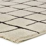 Alfombra geométrica detalle RETRO 12898 04 Blanco Universal