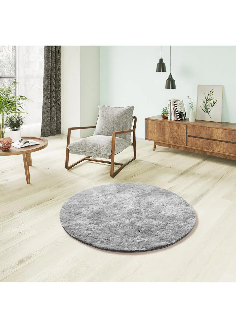 alfombra-roma-liso-plata-redonda-Ambiente-2-Universal