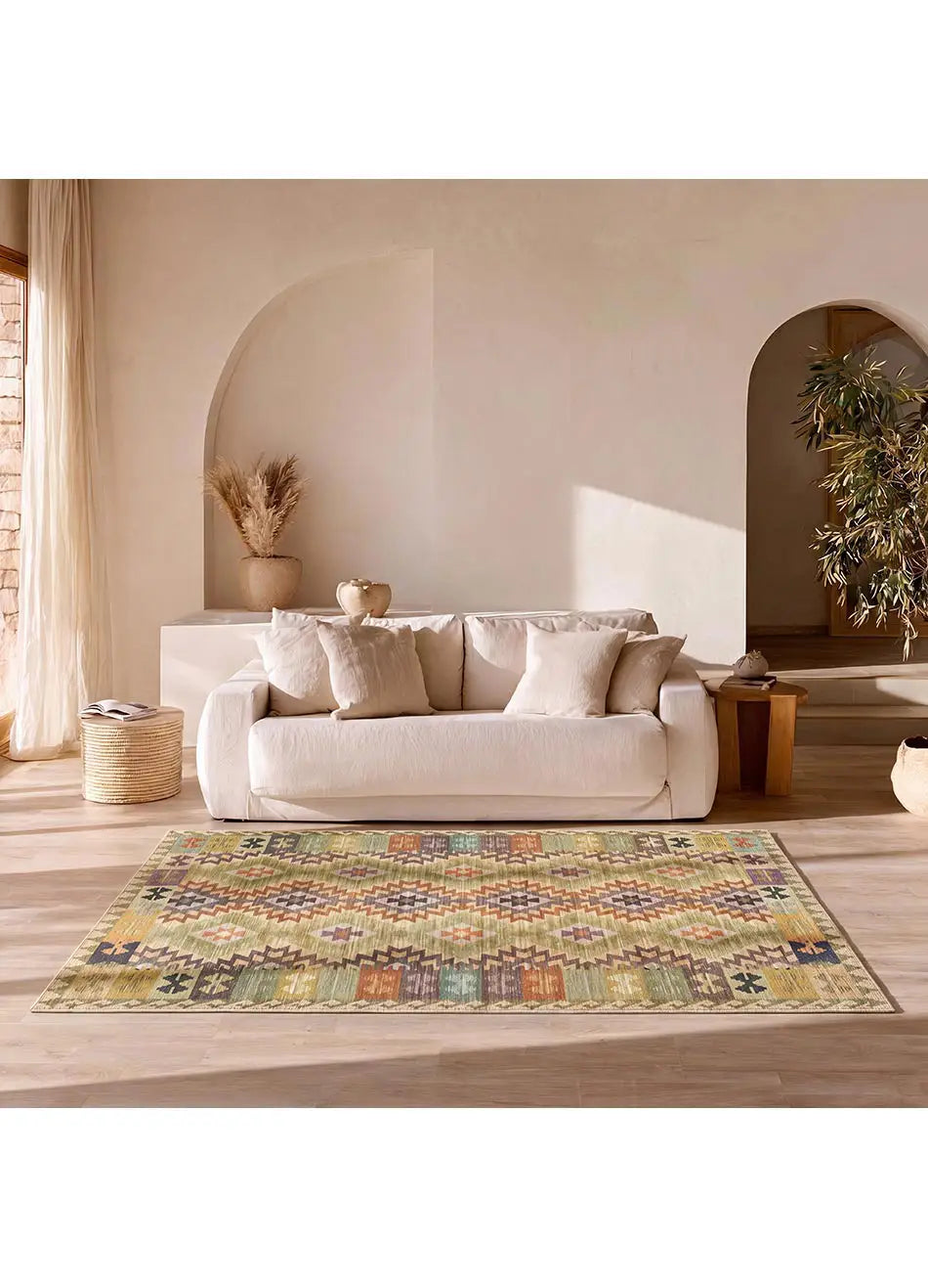 Alfombra Serak 1044 21 Multi Para salón Universal XXI