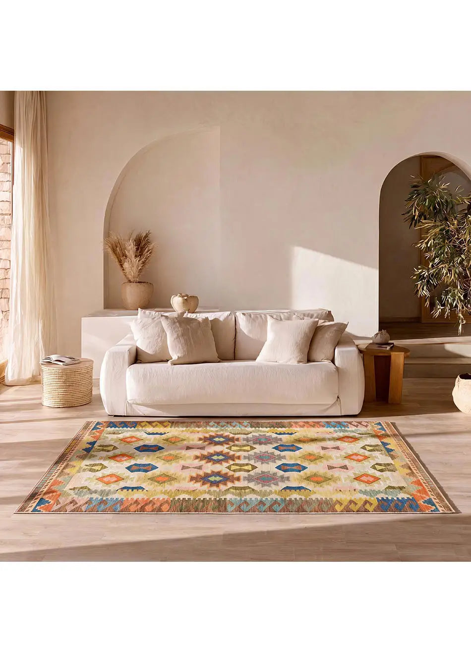 Alfombra Serak 1048 21 Multi Para salón Universal XXI