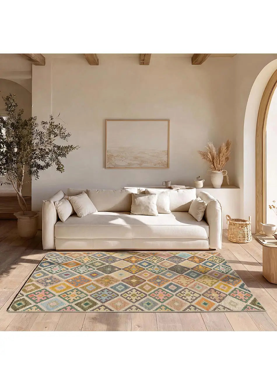 Alfombra Serak 1049 21 Multi Para salón Universal XXI