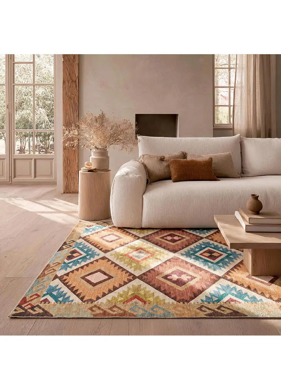 Alfombra Serak 1050 21 Multi Para salón Universal XXI
