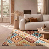 Alfombra Serak 1050 21 Multi Para salón Universal XXI