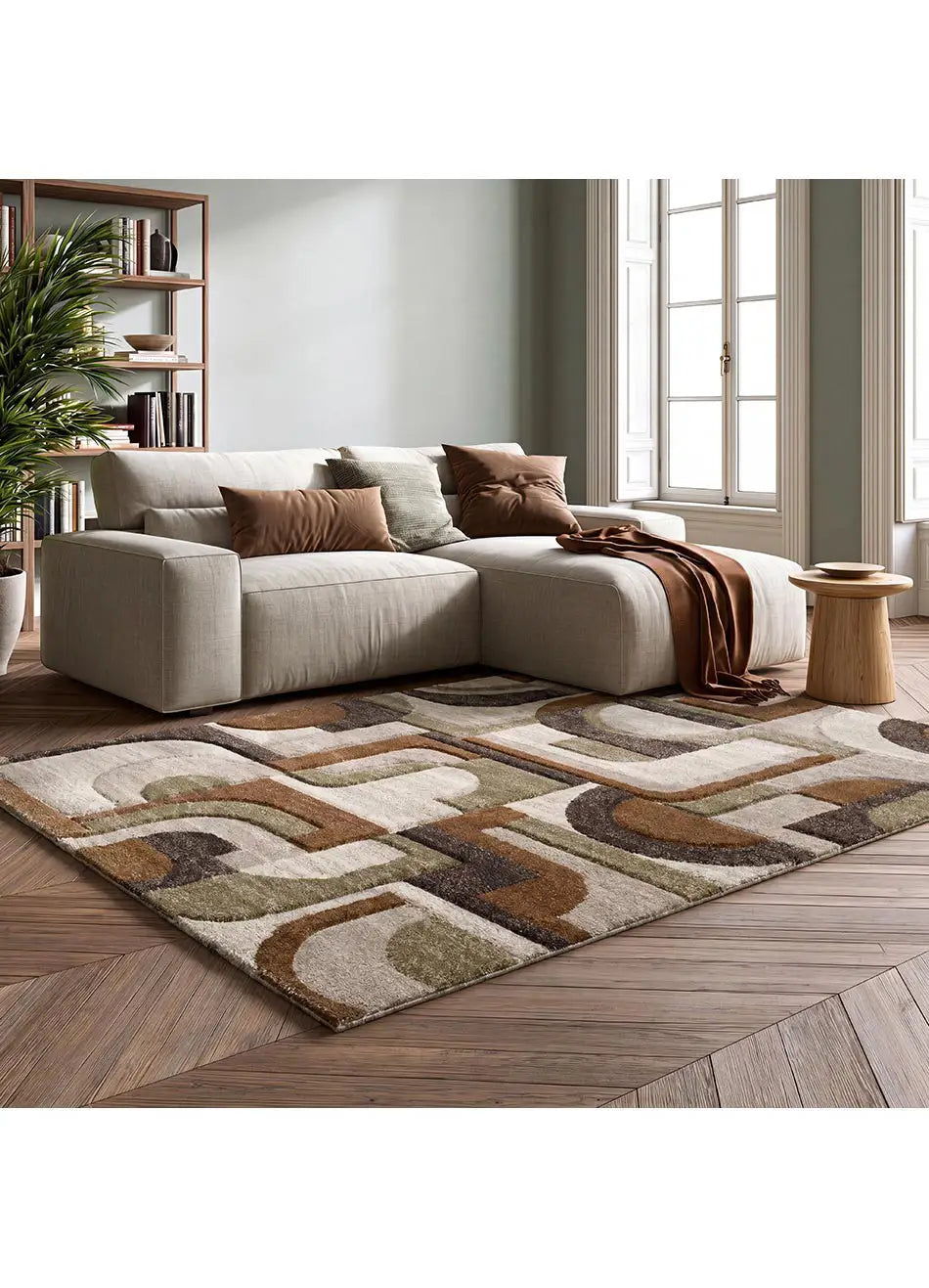 Alfombra Teva 28006 21 Multi Para salón Universal XXI