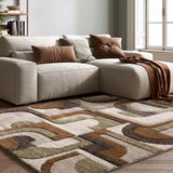 Alfombra Teva 28006 21 Multi Salón Universal XXI