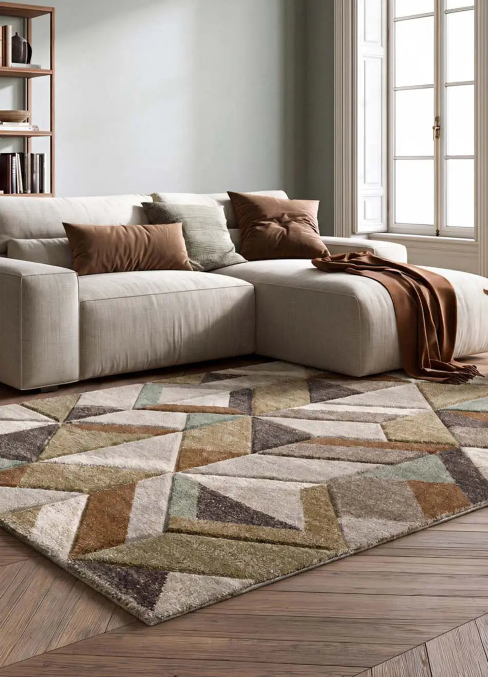 Alfombra Teva 28007 21 Multi Salón Universal XXI