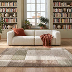Alfombra Teva 44003 02 Beige Para salón Universal XXI